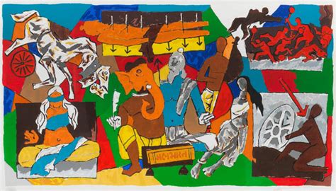 Mahabharat - Maqbool Fida Husain Painting - Life Size Posters by M F ...