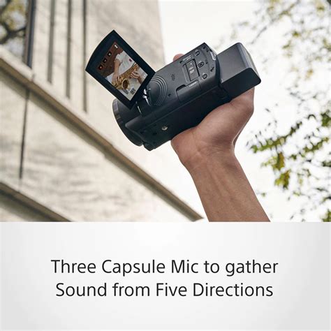 Sony FDR-AX43A 4K Handycam 8.29 MP 4K Ultra HD Recording with 26.8 mm7 ...