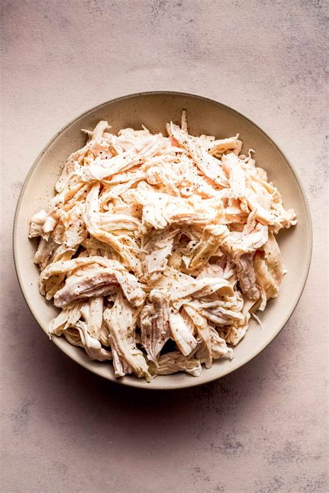 Sous Vide Shredded Chicken (Juicy + Flavorful!!)