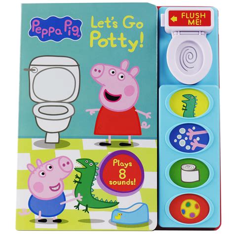 Peppa Pig – Let’s Go Potty! Interactive 5-Button Potty Training Sound ...