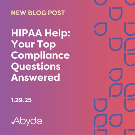 Top HIPAA Questions | Abyde