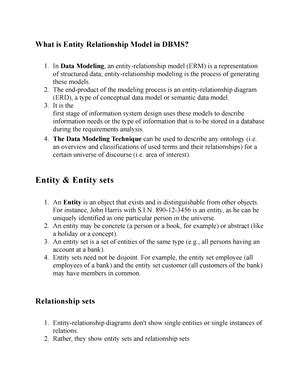 DFD vs ERD - DFD vs. ERD DFD and ERD are different data models that are ...