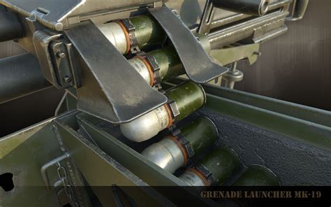 Grenade Launcher MK-19 3D Model $90 - .max .fbx .obj .unknown - Free3D