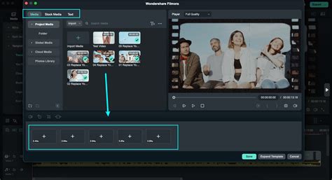 Edit with Preset Templates on Mac