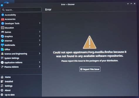 Steam DeckのデスクトップモードでFirefoxが使えない | 鴨屋