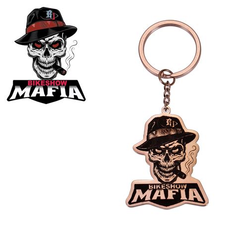 Personalized Logo Engraved Keychain Custom Logo Keychain Logo Charm ...