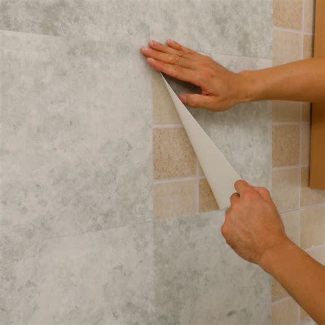 Bathroom Renovation DIY Peel and Stick Tile for Floor & Wall - Peel ...