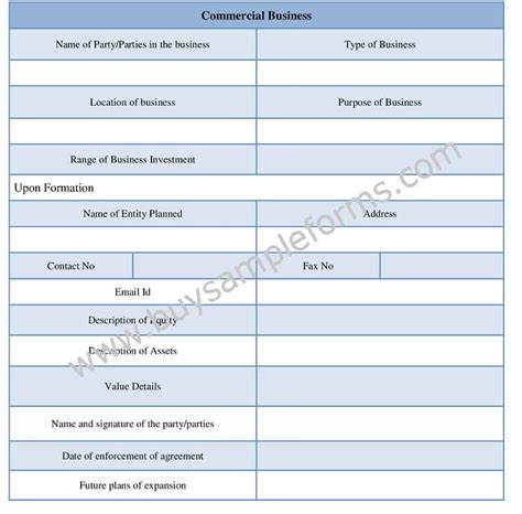 Image result for Examples of Business Forms