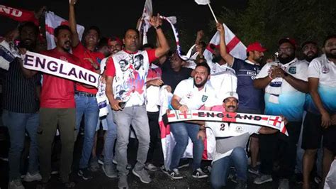Indian supporters in English football team jersey in Qatar mocked as ...