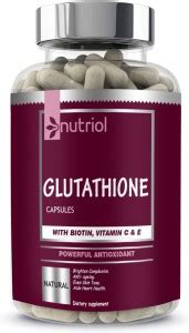 Nutriol L Glutathione Skin Lightening with Vitamin E & C (H23) Ultra ...