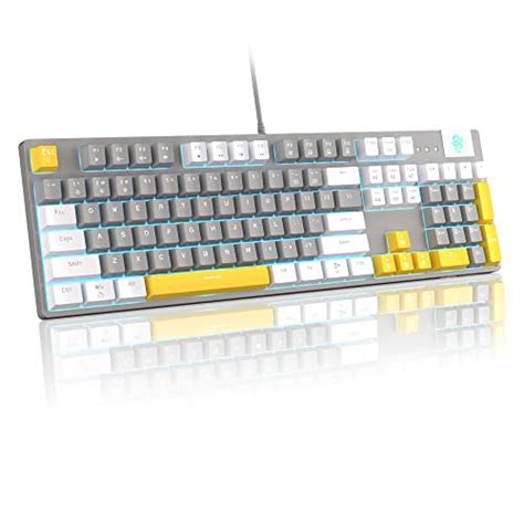 MageGee Mechanical Pink Gaming Keyboard MK-Armor LED Rainbow Backlit ...