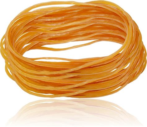 jeufun 30Pcs Yellow 3mm Wide Rubber Bands, Heavy Duty Elastic Bands ...