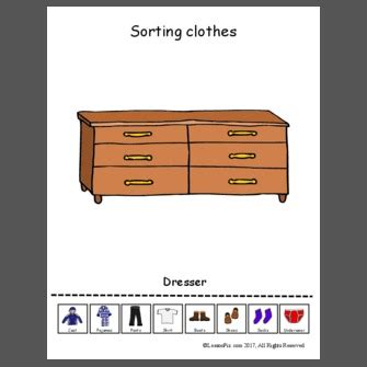 Sorting clothes