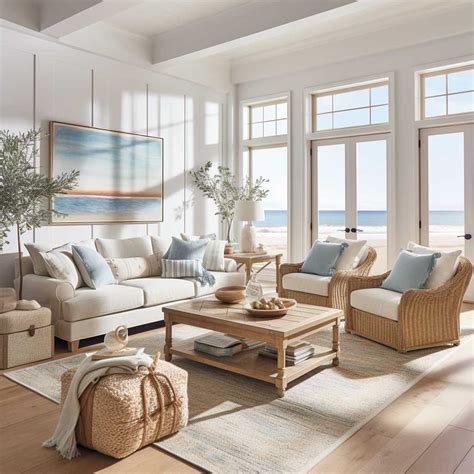 3+ Chic Nautical Charm Ideas for Your Coastal Living Room Decor