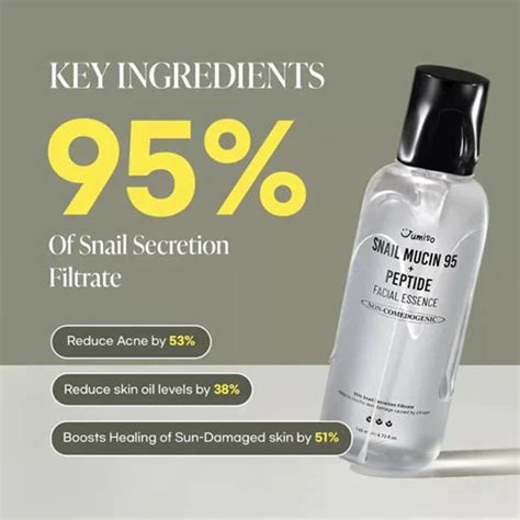 Jumiso - Snail Mucin 95 + Peptide Essence (140 ml) – Kkul Skin