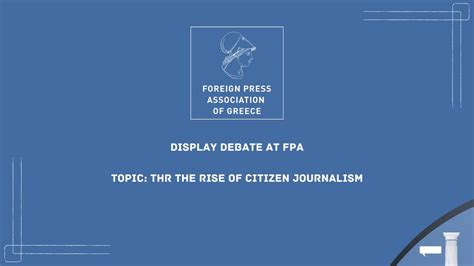 Display Debate at FPA, Romantso, Athens, 15 May 2024 | AllEvents.in