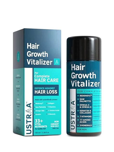 USTRAA Hair Growth Vitalizer 100ml - Boosts hair growth, Prevents hair ...