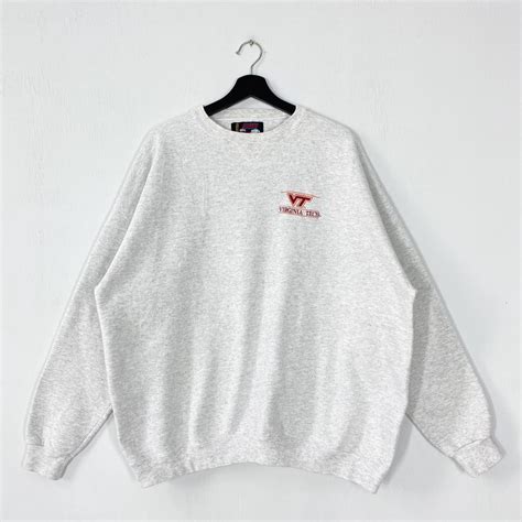 Vintage 90s Virginia Polytechnic Institute Sweatshirt Virginia Tech ...
