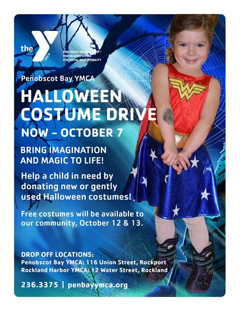 Halloween Costume Drive - Penobscot Bay YMCA