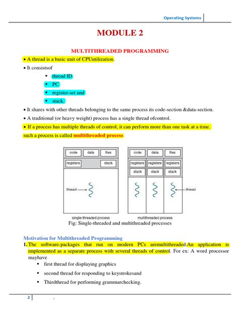 Image result for OS Module 2 Pacing Package