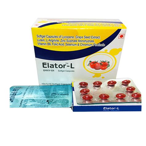 Elator-L Softgel Capsules Milstein Pharma