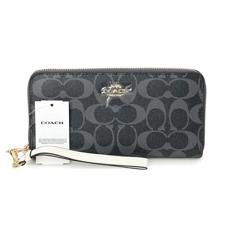Long Zip Around Wallet in Signature Canvas – Confidential Couture