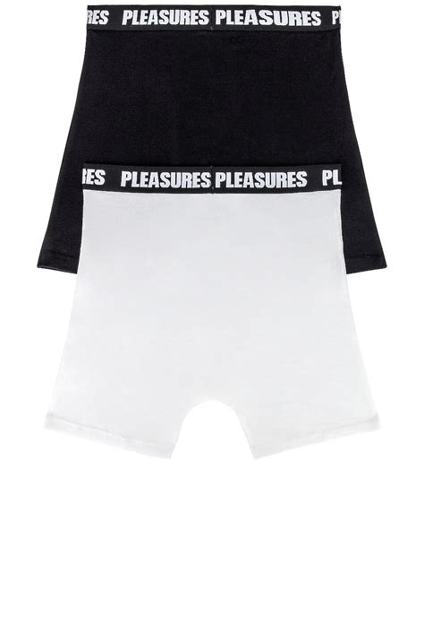 Pleasures Boxer Brief - 2 Pack in Black & White | REVOLVE