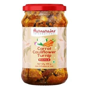 Harnarains Carrot Cauliflower Turnip Pickle 400 gm : Amazon.in: Grocery ...