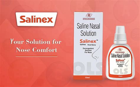 Buy Salinex Nasal Spray | Unblocks Nose in 25 secs | 12 hours relief ...
