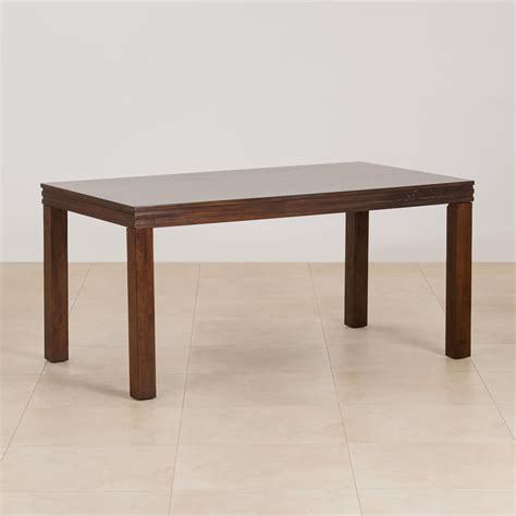 Buy (Refurbished) Hercules 6-Seater Dining Table - Brown from Home ...