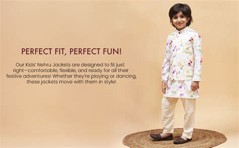 Buy JBN Creation Boy's Silk Blend Nehru Jacket (VASBJBL005_14_Black at ...