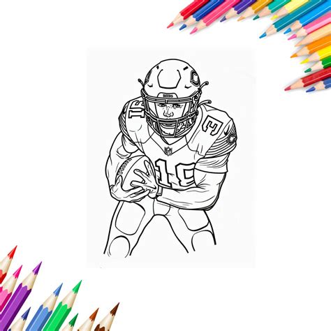 Nfl Football Player Coloring Pages