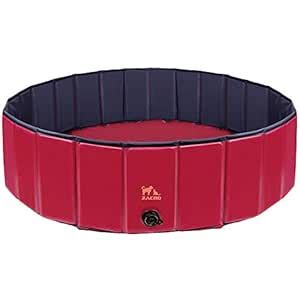 Zacro Foldable Large Dog Pool - Pet Dog Cats Paddling Bath Pool, Large ...