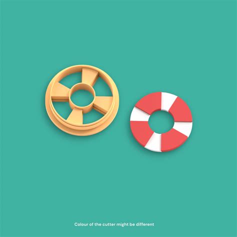 S013 - Lifebuoy Clay Cutter | Summer Collection | ClartStudios