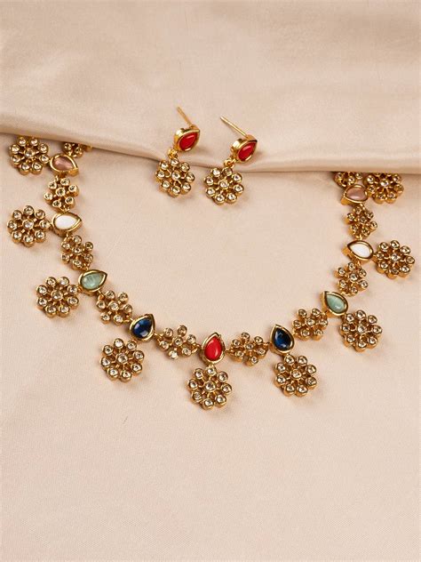 Exquisite Bridal Jewellery Set | Elegant Gold Design for Weddings – Kaithra