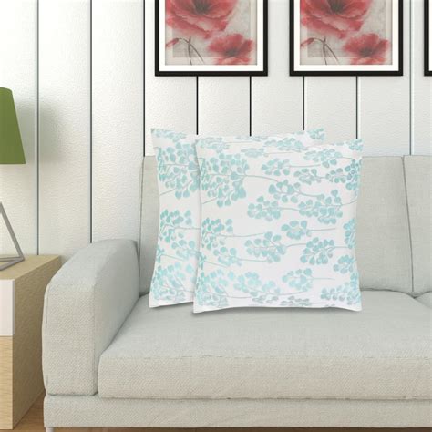 Buy Sketch Bloom Jacquard Cushion Covers - Set of 2 - 40 x 40 cm from ...