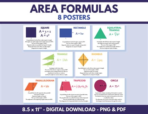 Image result for Area Formulas