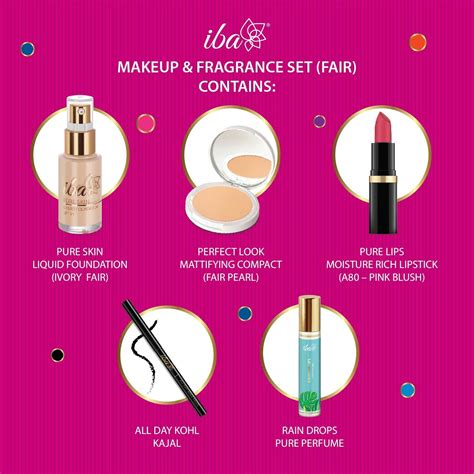 Buy Makeup & Fragrance Set for Fair Skin - Iba Cosmetics