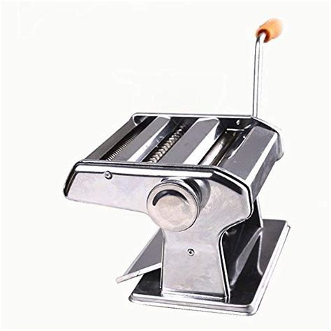 Buy VATTU Pasta Machine, Chrome, Includes Pasta Cutter, Hand Crank, and ...