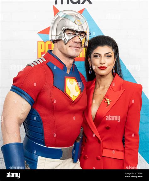 John Cena and Shay Shariatzadeh attend Premiere of HBO Max Peacemaker ...