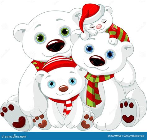 Clipart Of Polar Bears