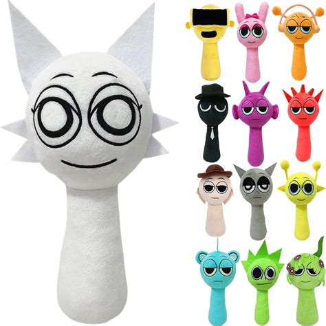 Sprunki Plush, 10'' Sprunky Wenda and Gray Plushies, Sprunk Soft and ...