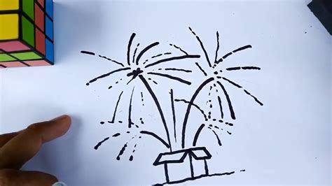 How To Draw A Firework Easy at Joyce Sargent blog