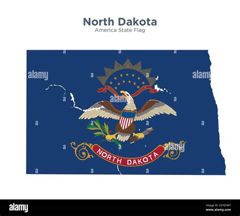 Flag state north dakota dakota hi-res stock photography and images - Alamy