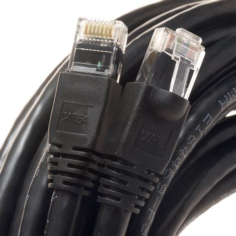 Cat6a Ethernet Cables Snagless - Bootless - Shielded Cables