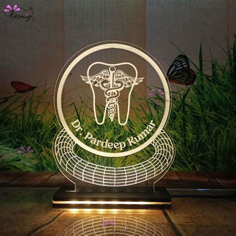 OSMLY Acrylic LED Gift for Dentist - Buy Online Acrylic Frame