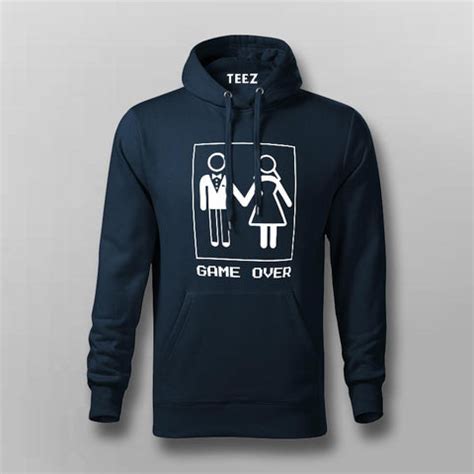Game Over After Marriage - Hoodies For Men – TEEZ.in