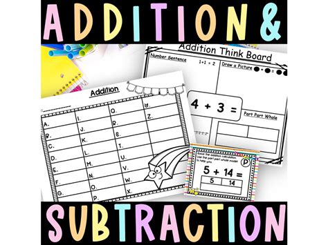 Addition & Subtraction to 20 Practise Part Part Whole Model Task Cards ...