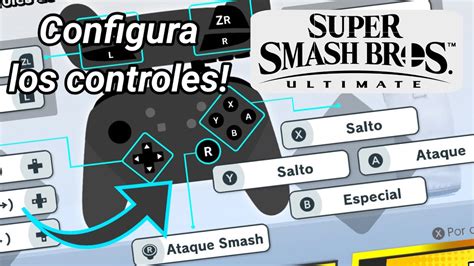 Cómo configurar los controles en Super Smash Bros Ultimate - YouTube