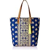 Kanvas Katha Women's Tote Bag (Multicolor) (White) (KKST003W) : Amazon ...
